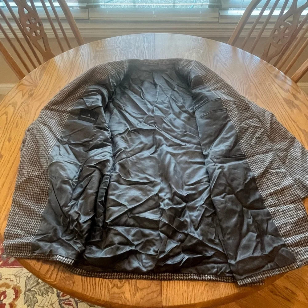 Ermenegildo Zegna Men's 3 Button Blazer Sport Coat Wool Cashmere Jacket 52 US 42 - Picture 3 of 14